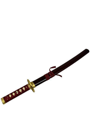 4022 - Burgundy Wakisashi w/ Gold 26" |6-D Down|