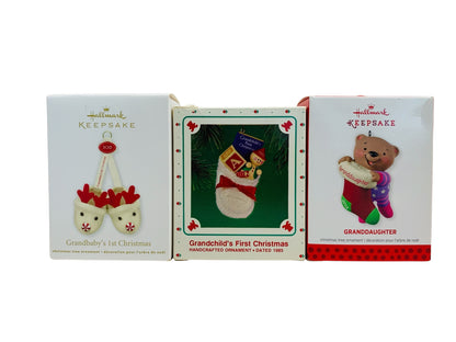 5980 - Hallmark Set of Three Grandbaby Keepsake Ornaments |TBD|