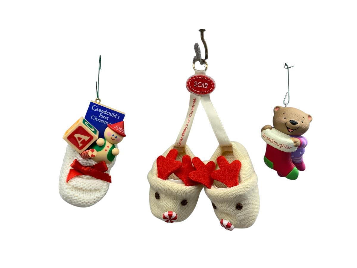 5980 - Hallmark Set of Three Grandbaby Keepsake Ornaments |TBD|