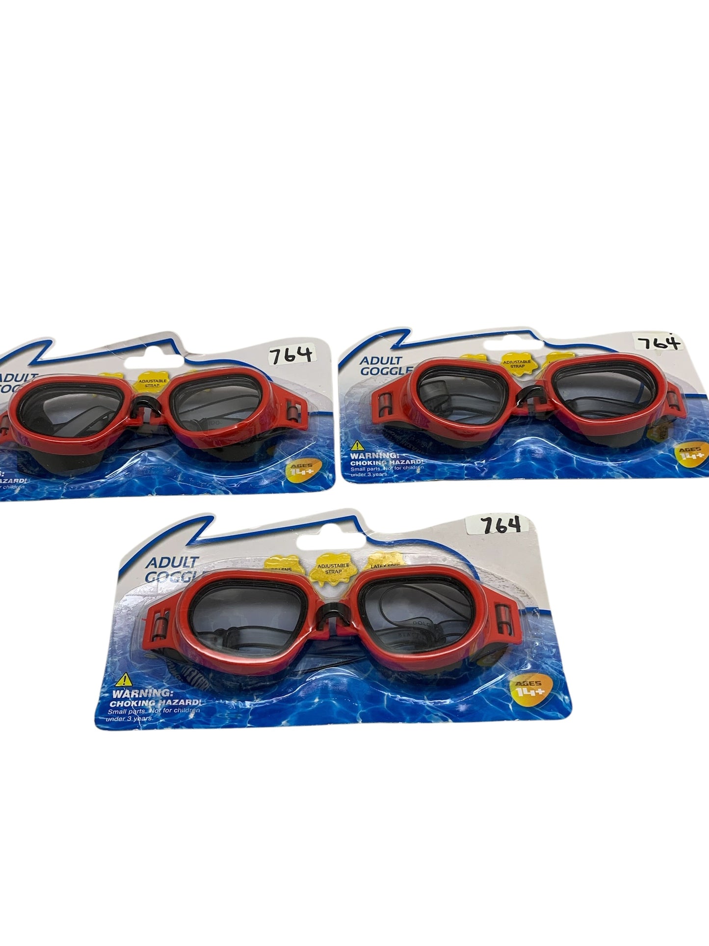 21074 - Red and Green Adult Goggles 7" Set |TBD|