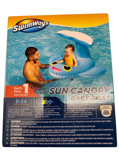 37228 - Sun Canopy Baby Boat Whale and Sea Buddy Arm Bands Set |TBD|