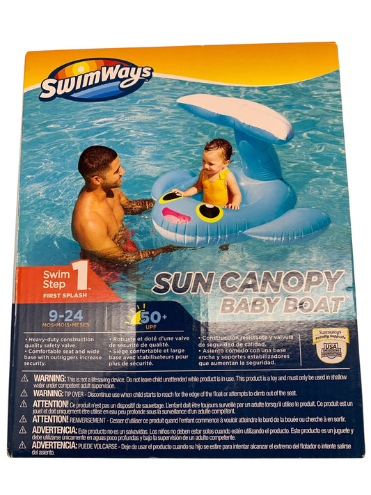 37228 - Sun Canopy Baby Boat Whale and Sea Buddy Arm Bands Set |TBD|