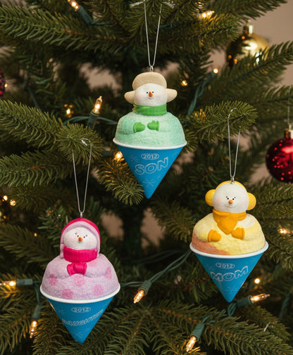 6030 - Hallmark Set of Three - Son, Mom, Daughter Ornaments |TBD|