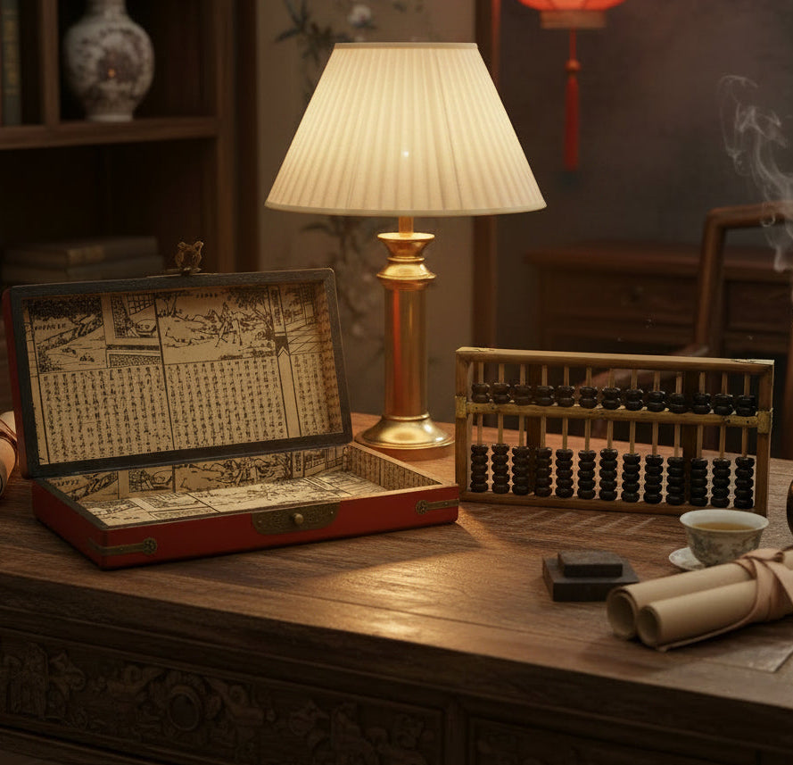 15397 - 10"x4" Vintage Chinese Abacus |6-4|