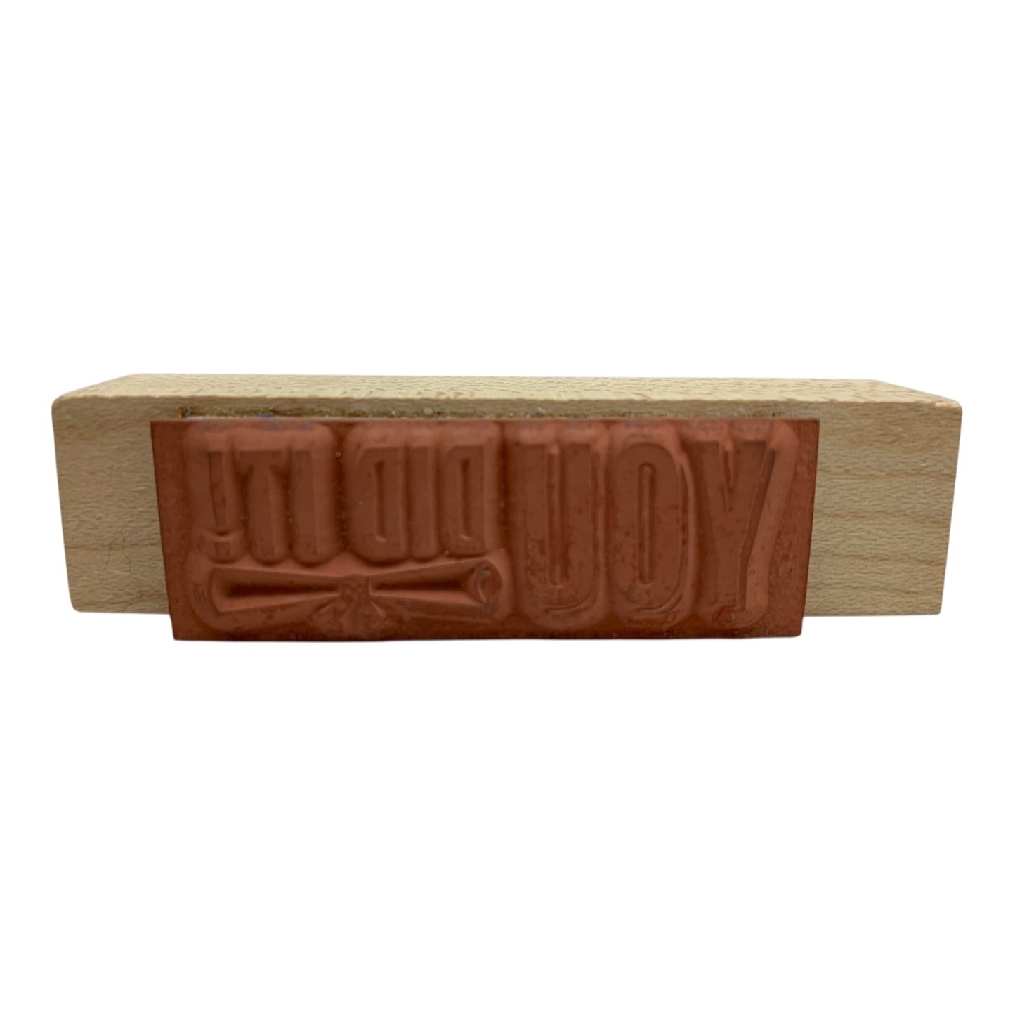 33070 - You Did It 3" Rubber Stamp |R-29|