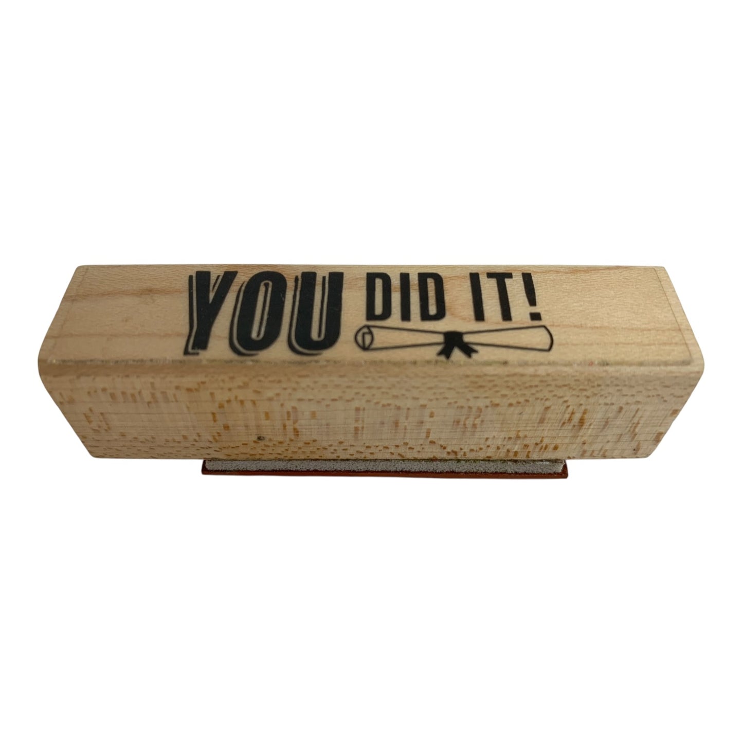 33070 - You Did It 3" Rubber Stamp |R-29|