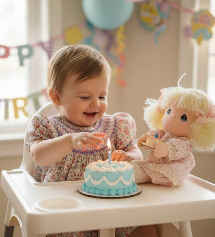 31894 - Precious Moments Charming Birthday Doll with Heartfelt Design and Intricate Details |H-49| sent for prep CL