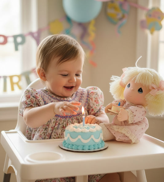 31894 - Precious Moments Charming Birthday Doll with Heartfelt Design and Intricate Details |H-49|