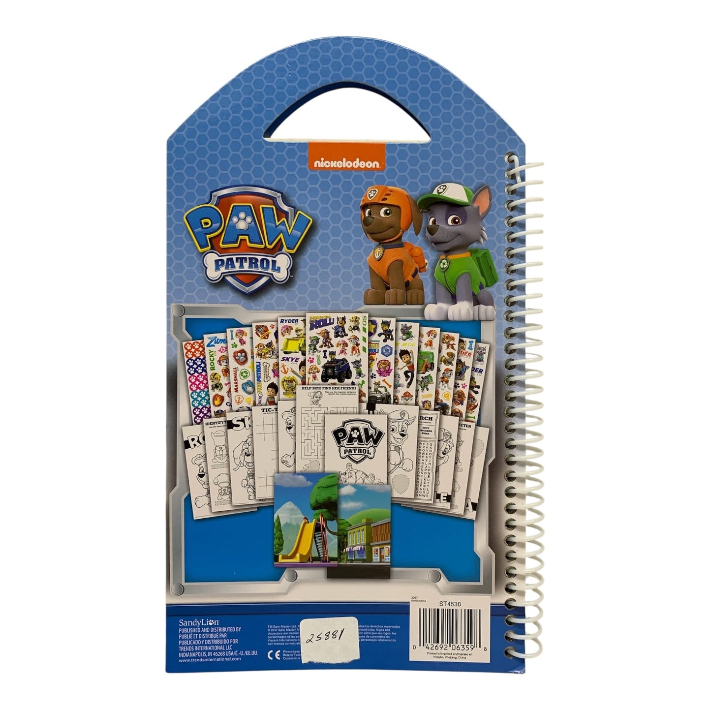 25881 - Paw Patrol Sticker Travel Book 10" |TBD|