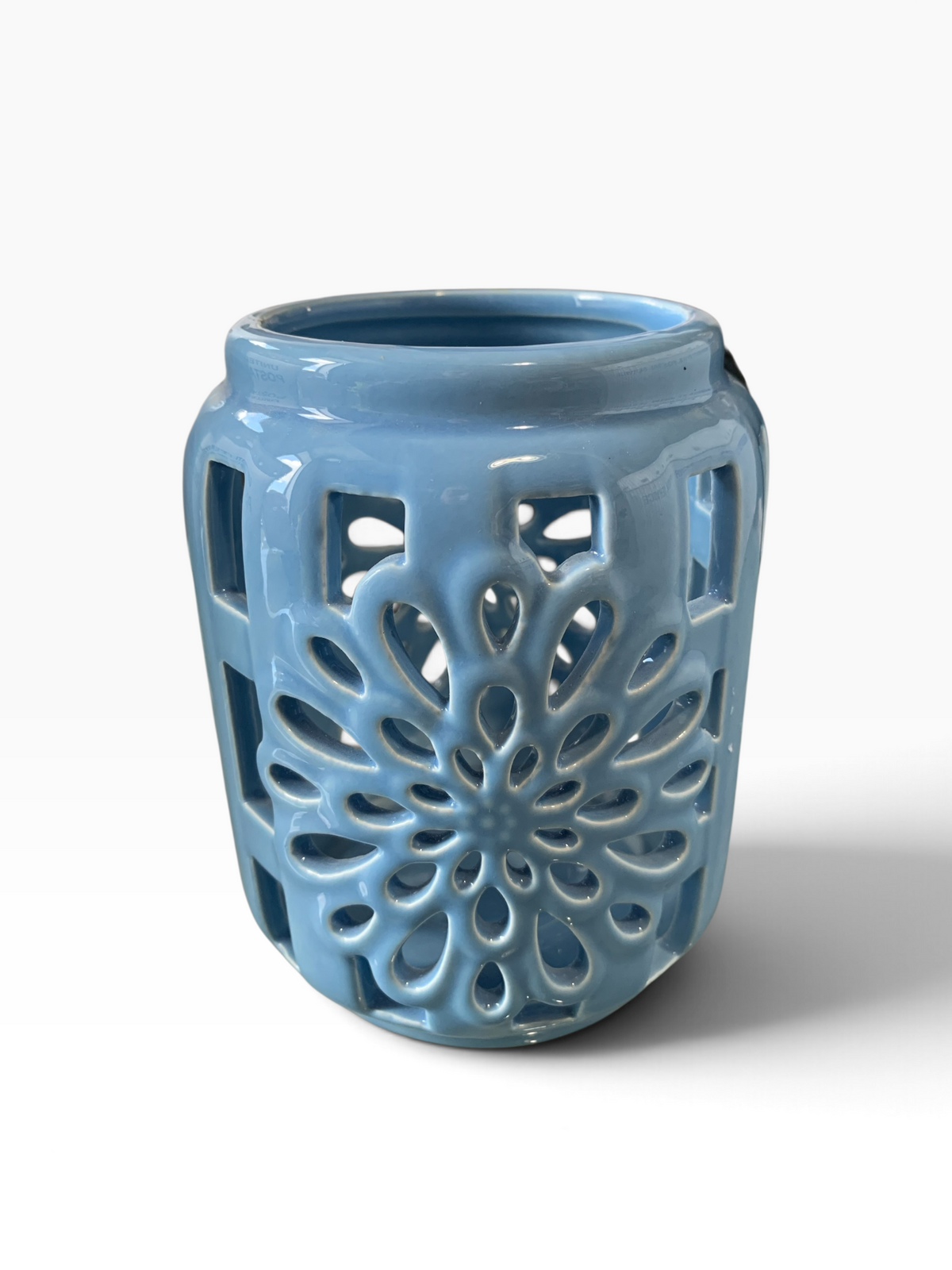 27260 - 6" Light Blue Candle Lantern |3-15|
