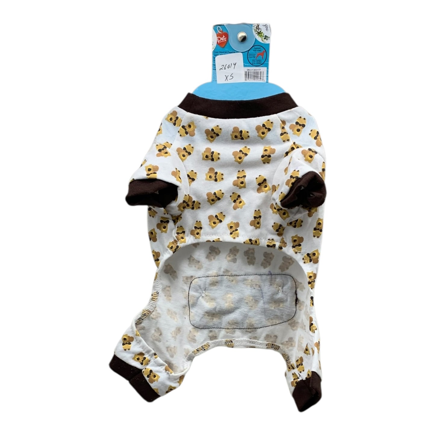 26014 - Cool Squirrel Pajama XSmall Dog 8" |TBD|