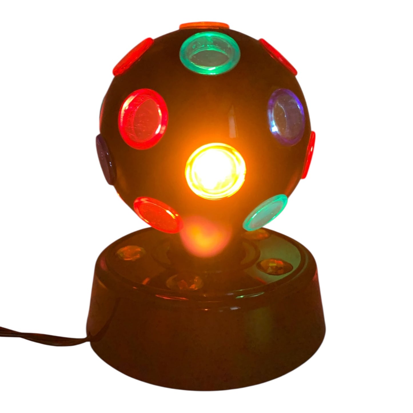 8082 - Vintage Retro Disco Light 7" Electric Multi Color |R-33|