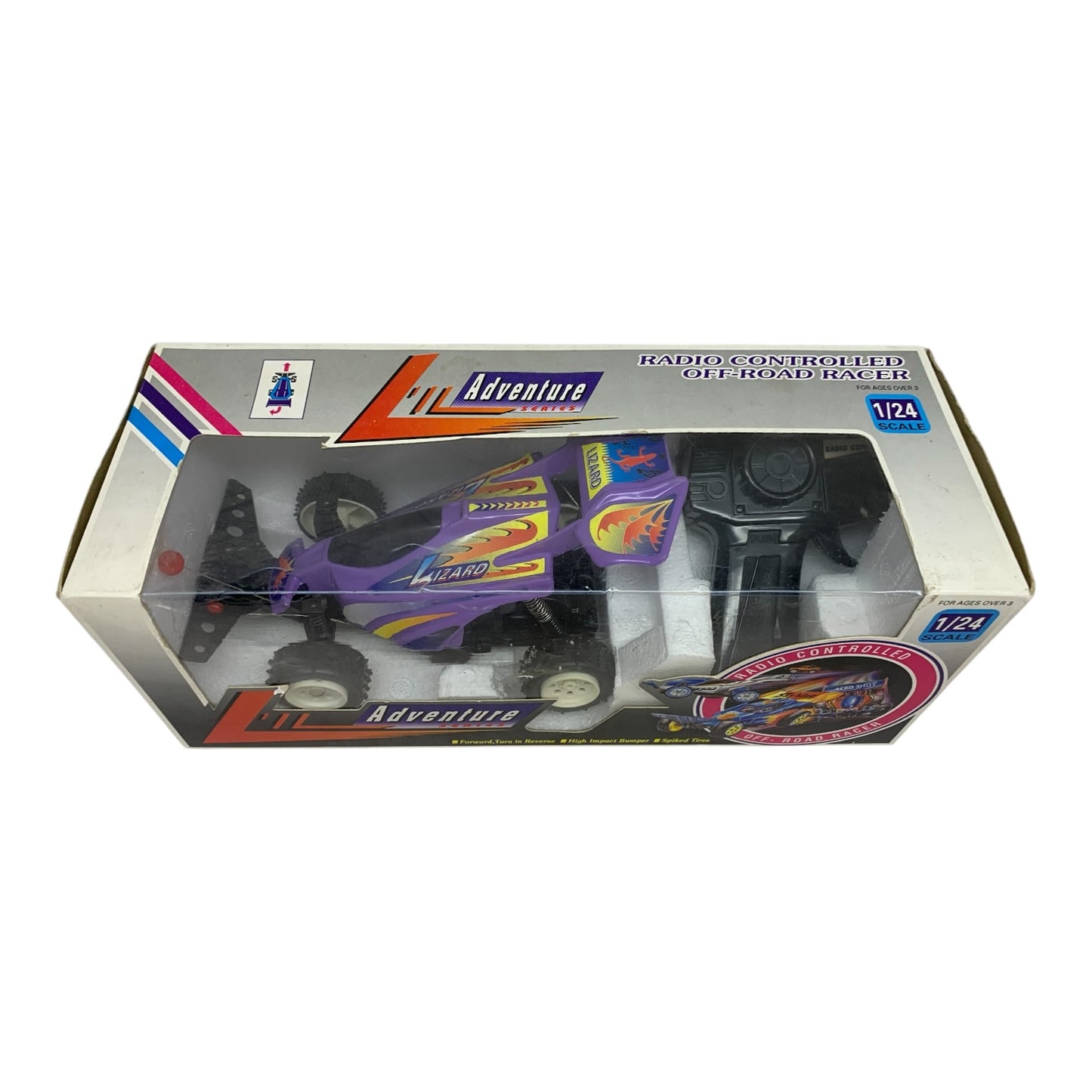 18571 - Vintage Remote Off Road Racer Purple Lizard 1/24 Scale 11" |TBD|