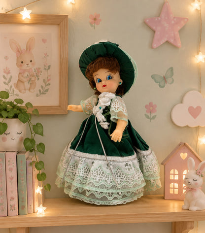 31233 - Vintage 9" Airwick Doll Cover Green Dress |<TBD>|