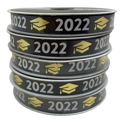41205 - 3/8" Black Ribbon 5pc |H-64|