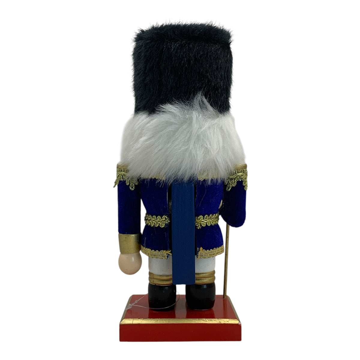 37995 - 10" Blue Wood Velvet Nutcracker |TBD|