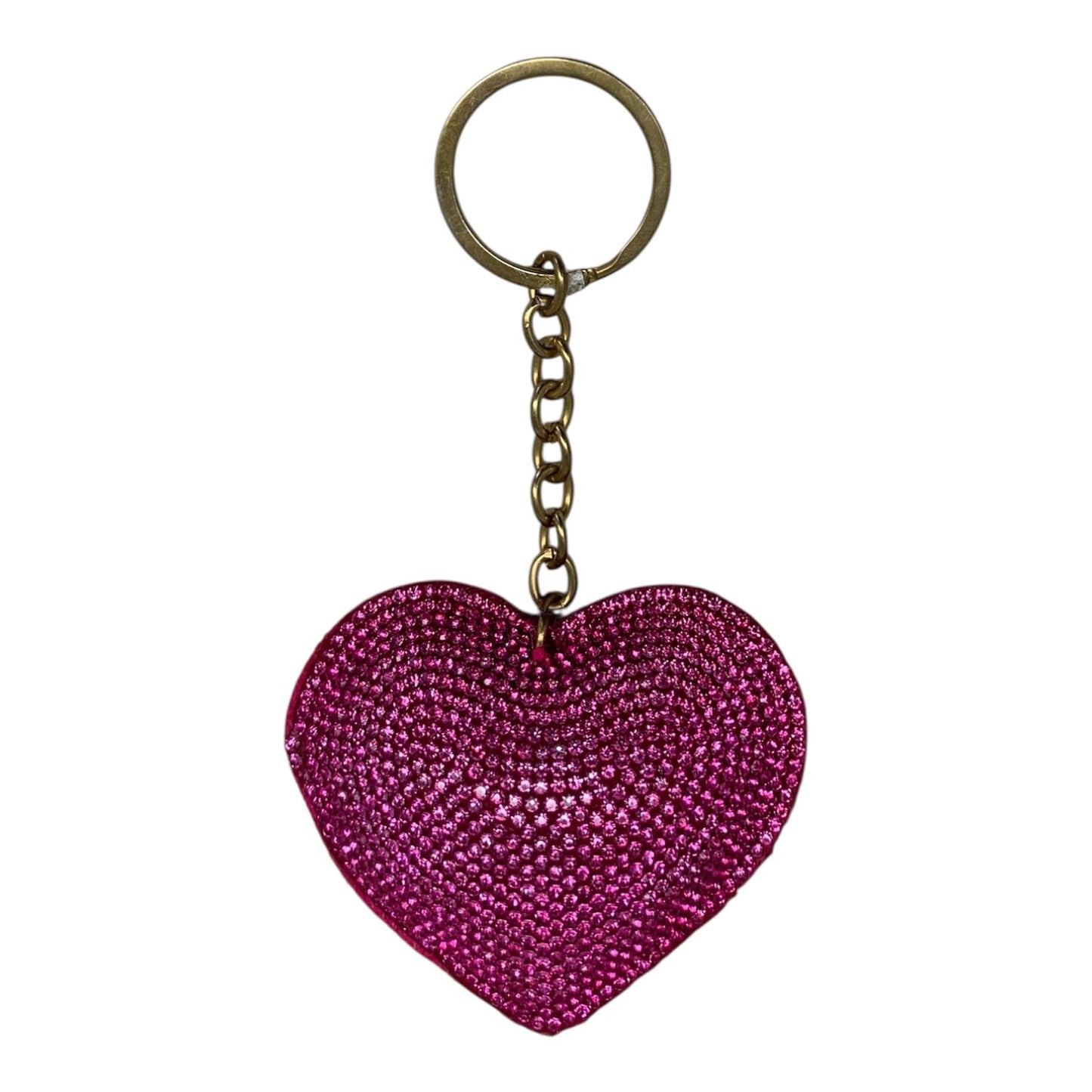 27487 - 3" Sparkling Plush Heart Keychain |TBD|
