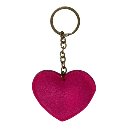 27487 - 3" Sparkling Plush Heart Keychain |TBD|