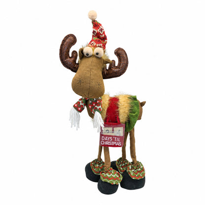 24231 - 21" Moose Decor With Calendar |Pod 2-40|
