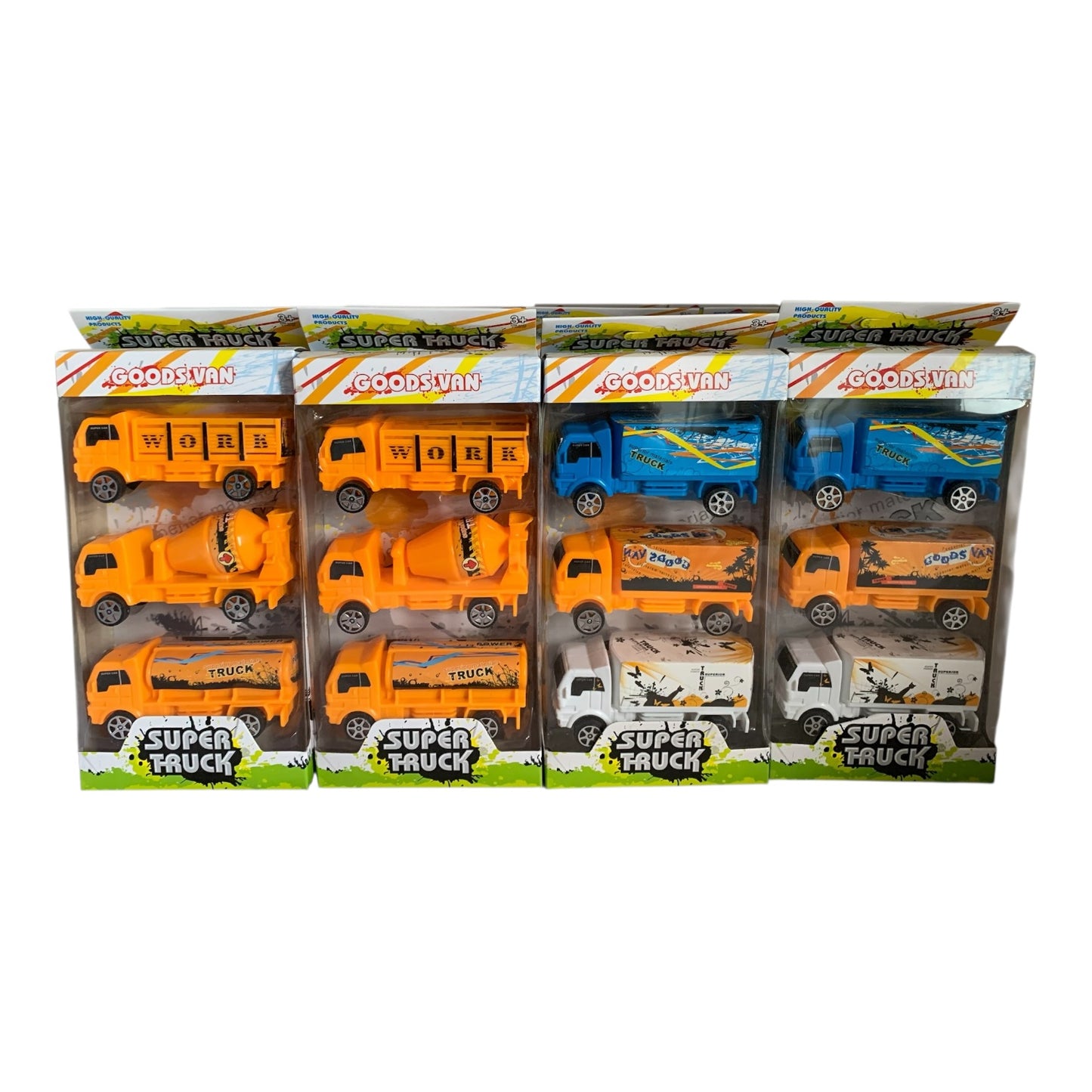 15905 - Display for Resale 12 Sets 3Pc Super Truck Set 18" |TBD|