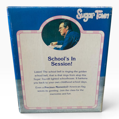 35569 - 7" Sugar town White Lighted Schoolhouse  #272795 |TBD|