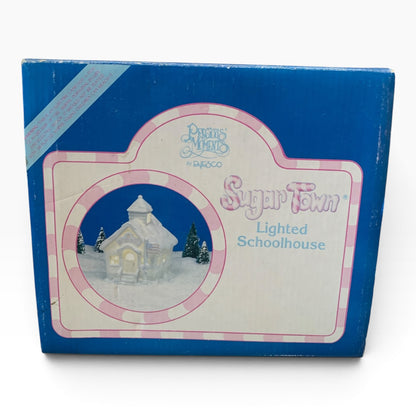 35569 - 7" Sugar town White Lighted Schoolhouse  #272795 |TBD|