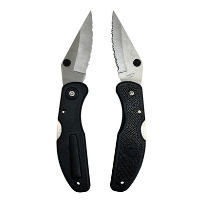 14820 - 2 Pack 9" Folding Black With Eagle Pocket Knife |77|