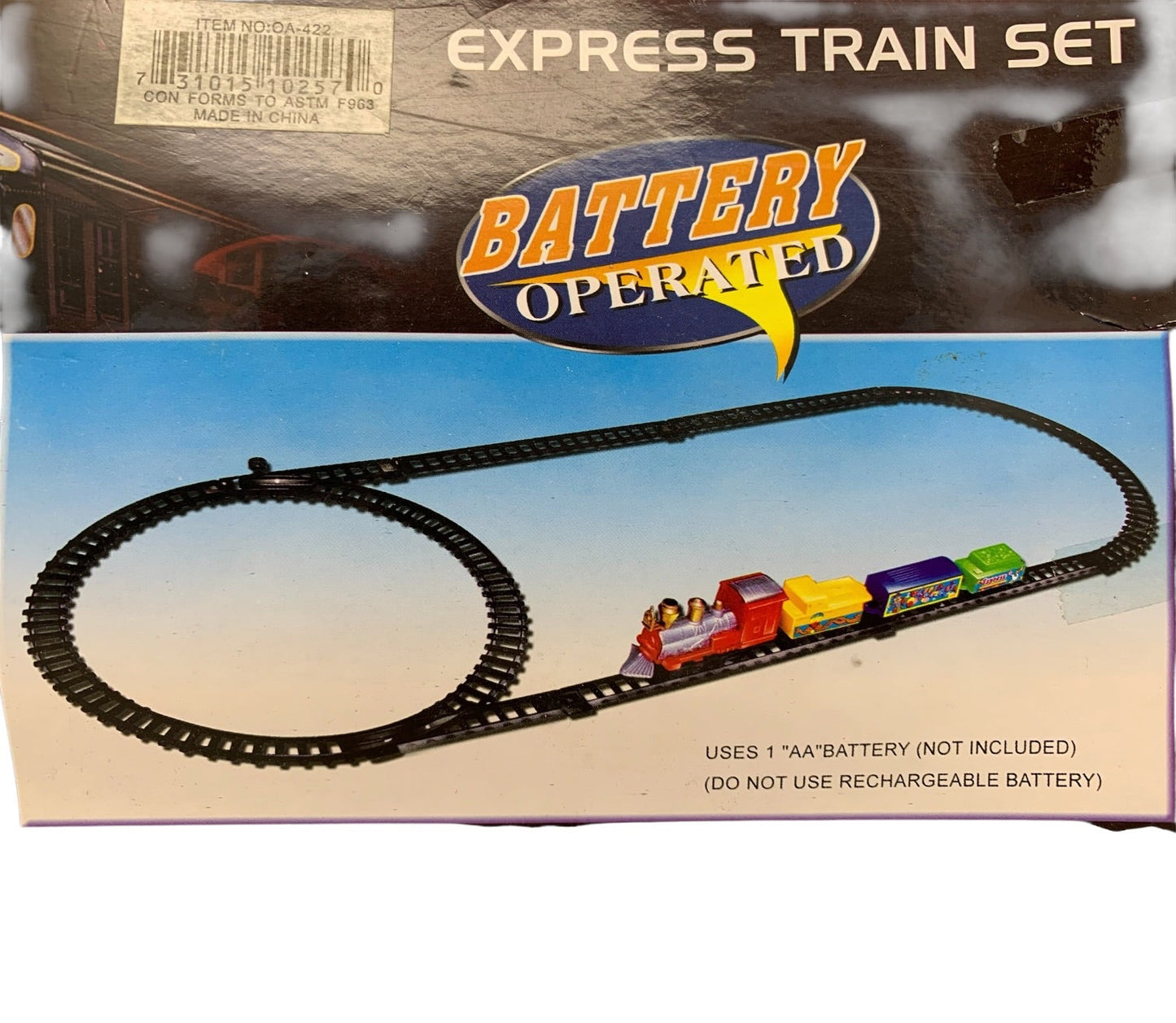 7987 - Express Train Set Double Quick Choo Choo 12" |R-40|