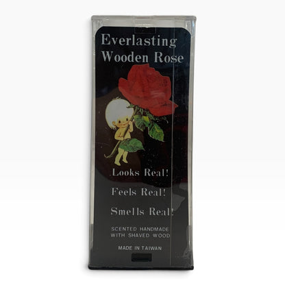 9531 - 5" Orange Everlasting Rose with Vase |TBD|
