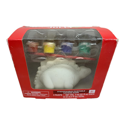 23642 - Stegosaurus Paintable Bank 5" |T-67|