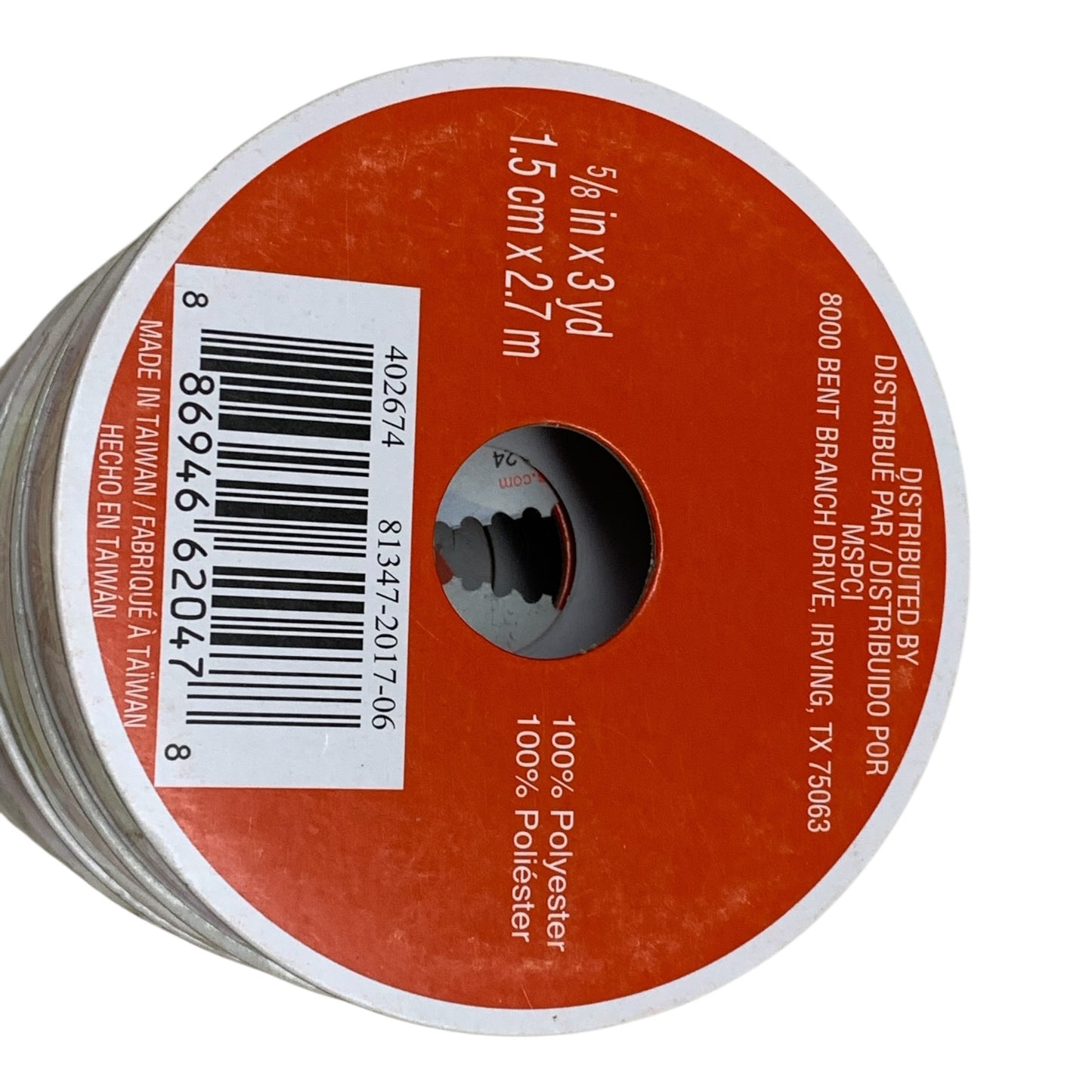 24213 - Five Pack Orange Slice Ribbon Each Roll 5/8X36 Inches |TBD|