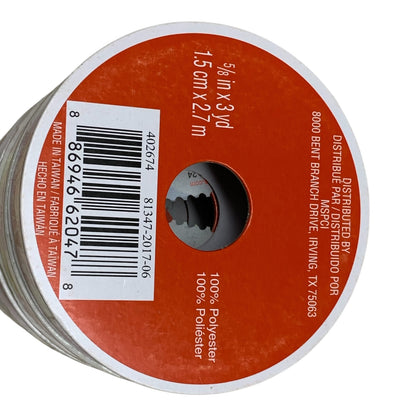 24213 - Five Pack Orange Slice Ribbon Each Roll 5/8X36 Inches |TBD|