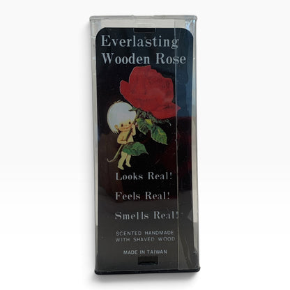 9104 - 5" Light Blue Everlasting Rose with Vase |TBD|