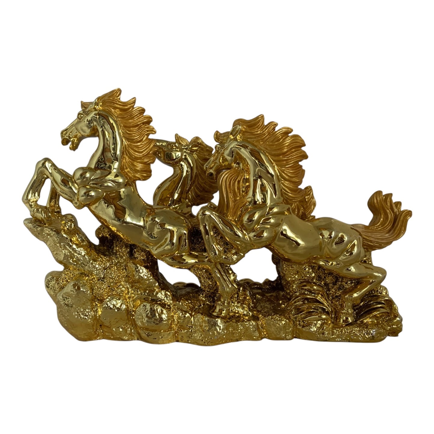 9716 - 12" 3 Gold Horses - Galloping |Z-59|Store|