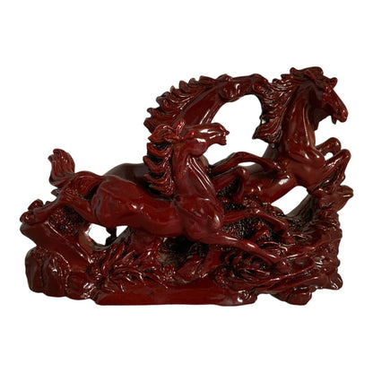 9501 - 10" 3 Red Horses - Galloping |Z-59|Store|