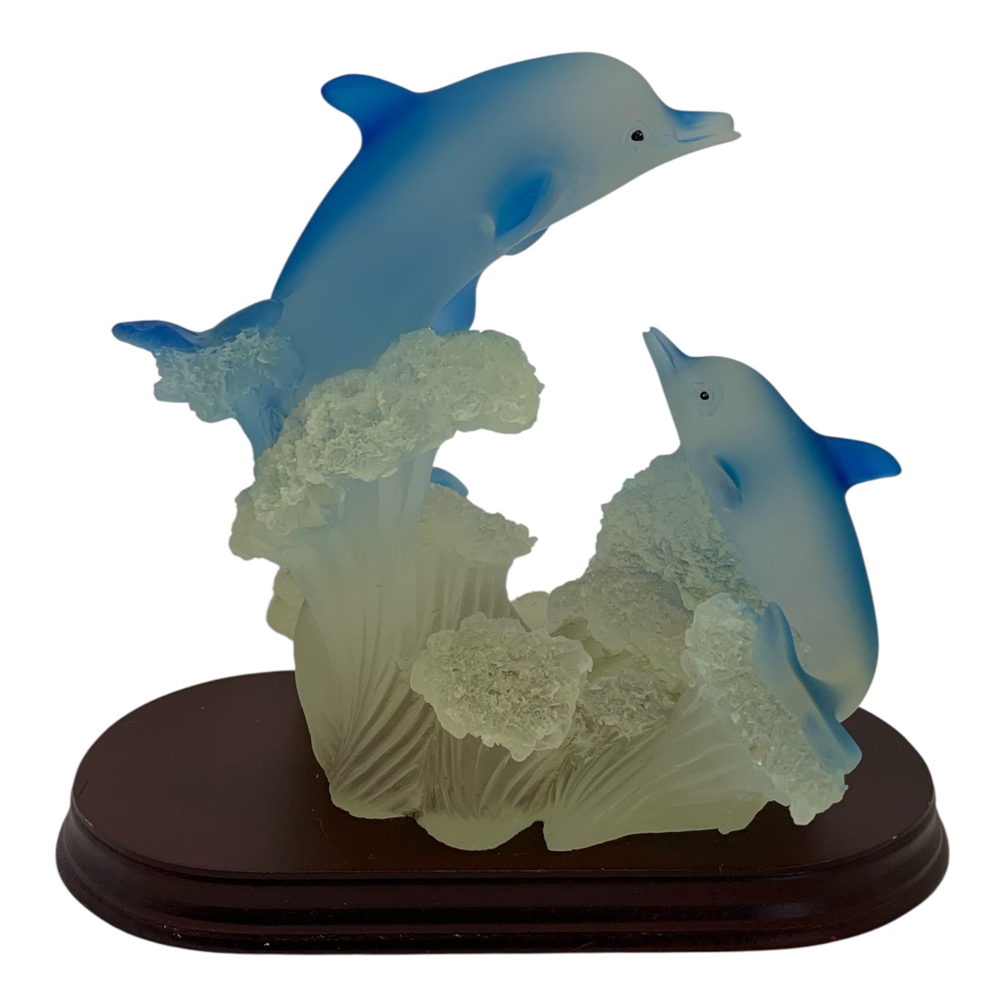 17120 - 7" 3 Blue & Clear Dolphins |Z-75|