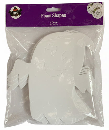 26964 - 4 Ghosts 8" Craft Foam Shapes |TBD|