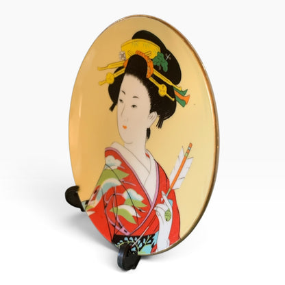 11857 - 4.5" Geisha Plate Red - |TBD|