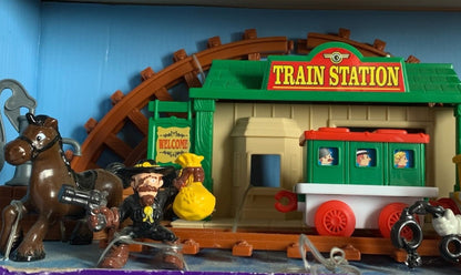 17955 - Vintage Just Kidz Adventure Playset Train Station 22" |TBD|