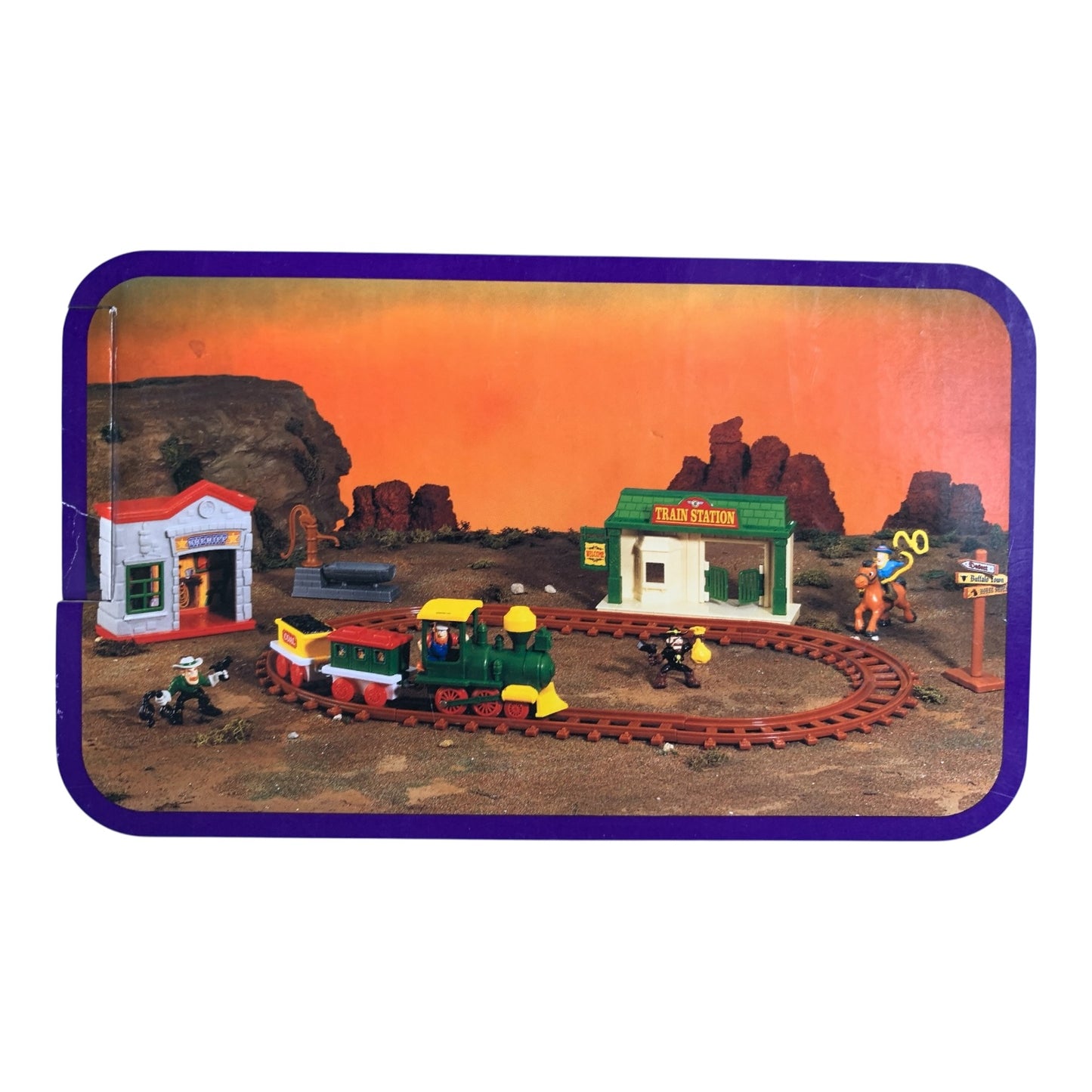 17955 - Vintage Just Kidz Adventure Playset Train Station 22" |TBD|