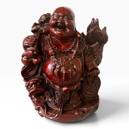 880 - 7" Red Buddha with Dragon - |X-13 X-16|