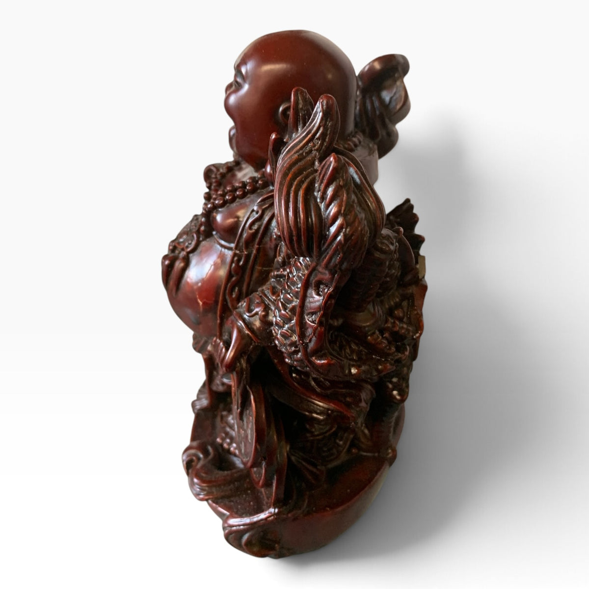880 - 7" Red Buddha with Dragon - |X-13 X-16|