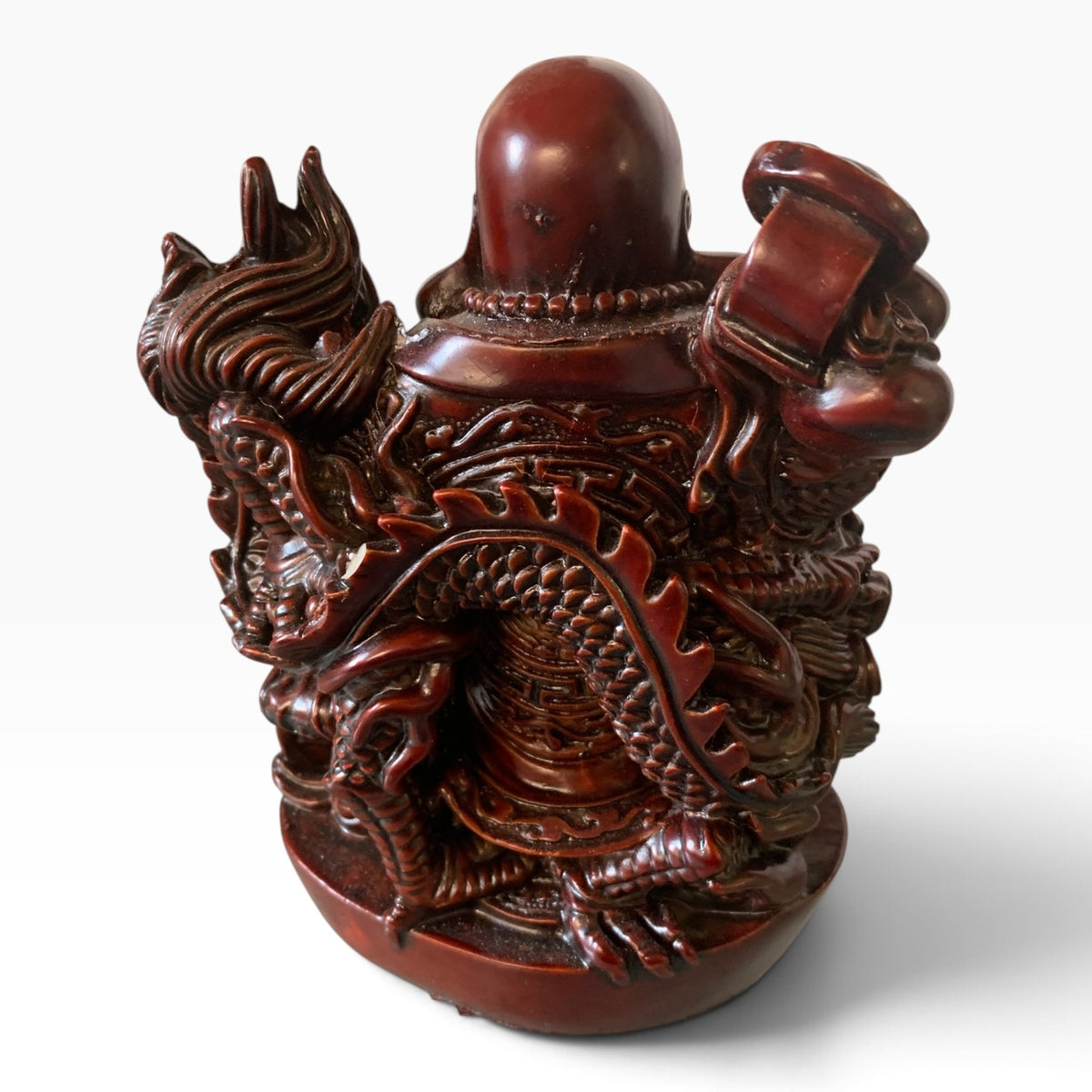 880 - 7" Red Buddha with Dragon - |X-13 X-16|