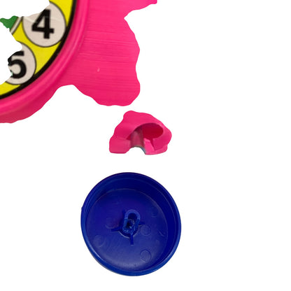 15019 - 12" Pink Elephant Pull Toy with Clock, Ring Toss, Counting and More |TBD|