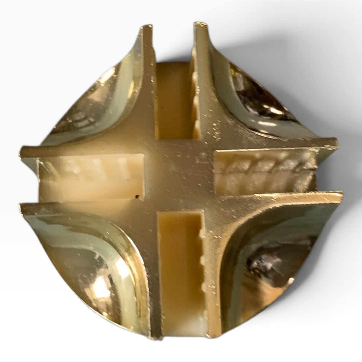 14778 - Set of Twenty 2" Gold Glass Connector Type B |G-92|