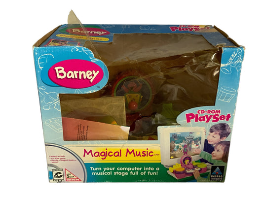 3327 - Vintage Barney CD ROM Playset 10" |T-I|