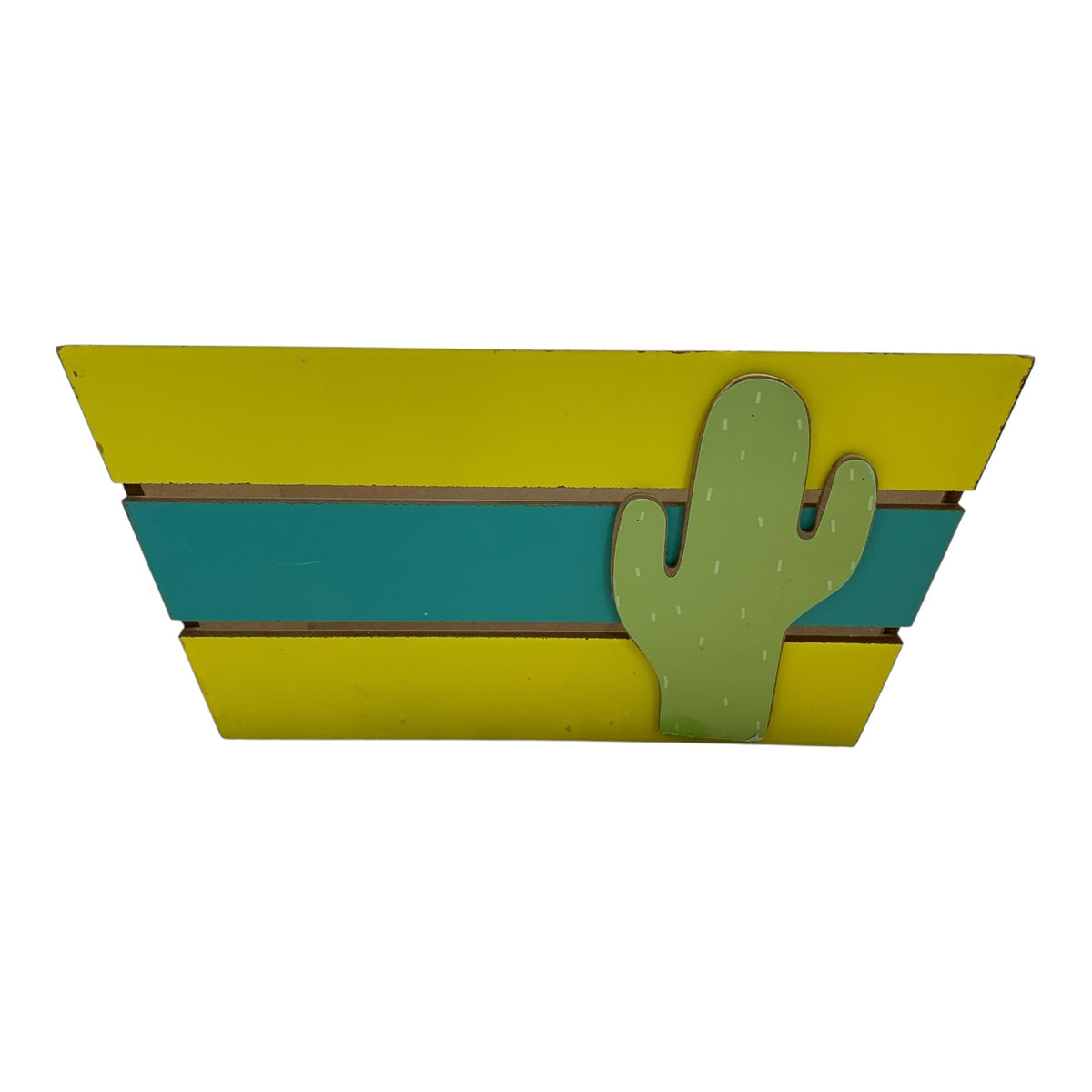 25893 - 12x8" Cactus Wood Planter Box |F-19|