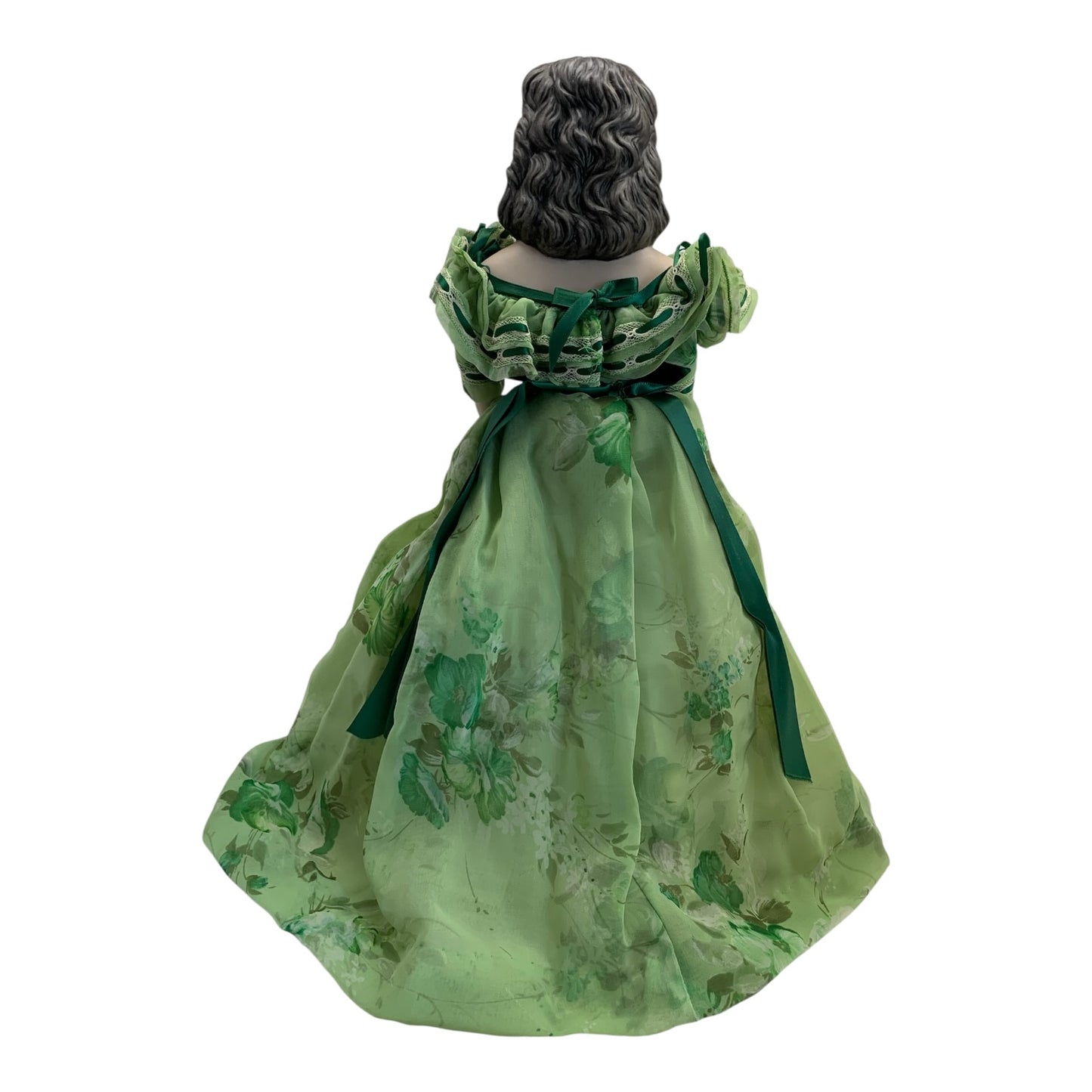 34121 - Scarlett O'Hara Gone With The Wind 18" Porcelain Doll In Green |CB-78|