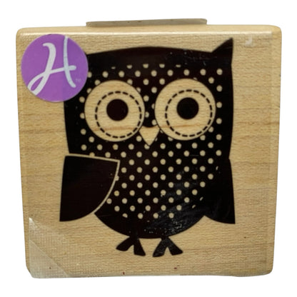 33287 - 2" Owl Rubber Stamp  |9-11|