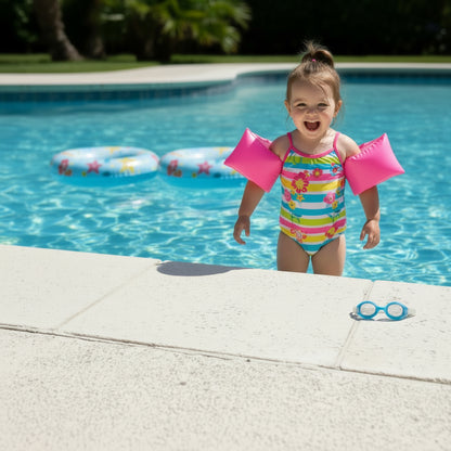 30780 -Kids' Complete Swim Bundle: Goggles, Armbands & 2-Pack Swim Ring |TBD|